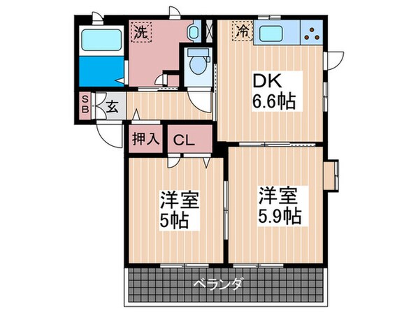 グランバリエ森の物件間取画像